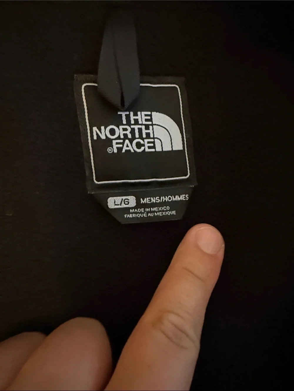 The North Face Men’s Black Fleece & Nylon Panel Jacket